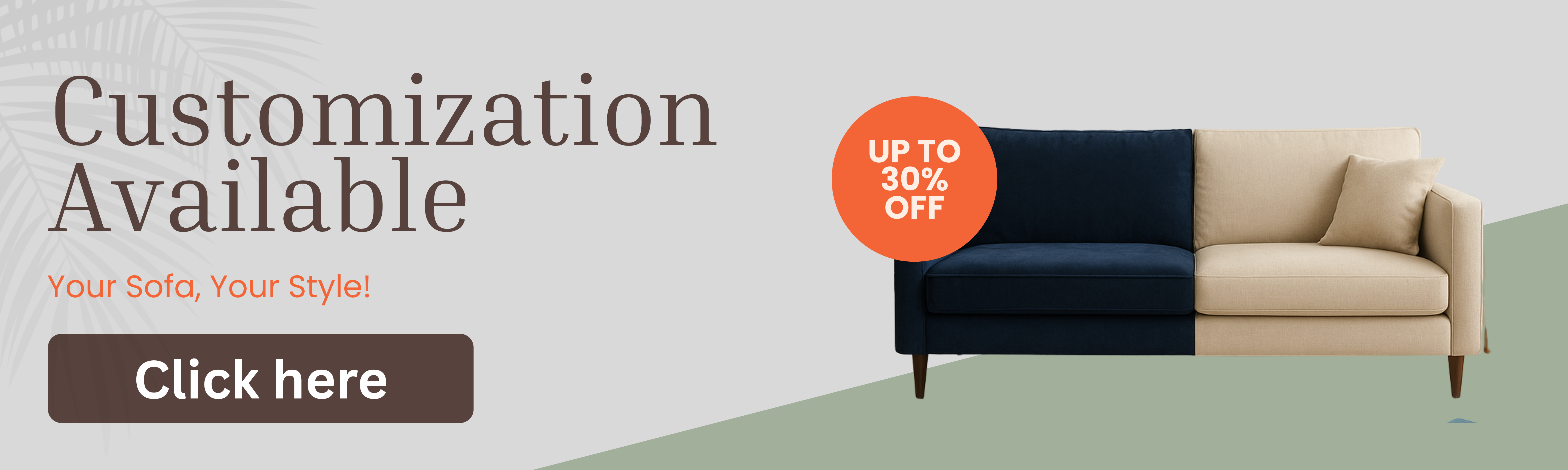 Custom Sofa Banner